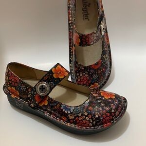 Alegría by PG Lite Paloma Midnight Garden  Size EU 38/US 8 Women Mary Jane Clog